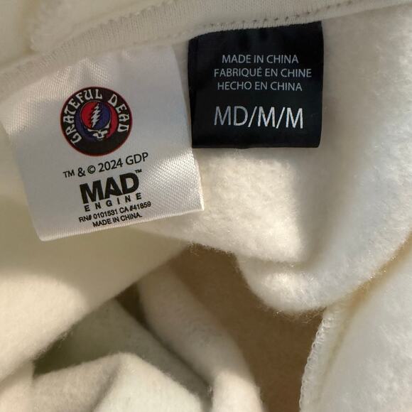 Mad Engine Grateful Dead Dancing Bears Hoodie, Unisex Size Medium - Picture 7 of 7